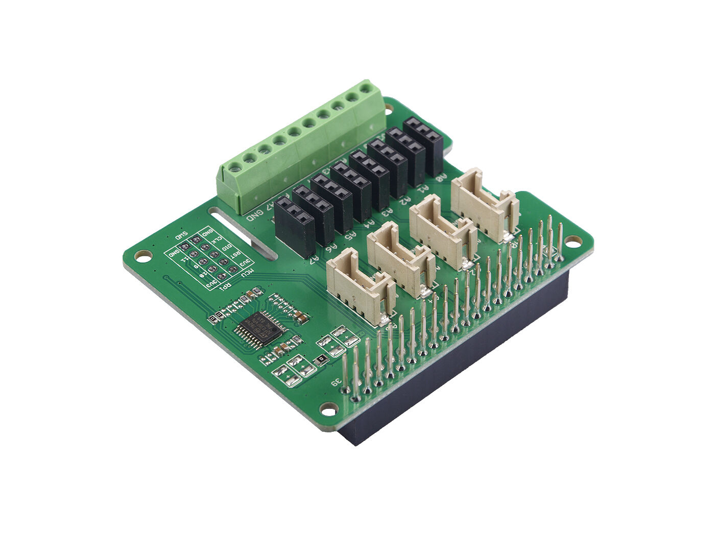 STM32F030 8-Channel 12-Bit ADC for Raspberry Pi