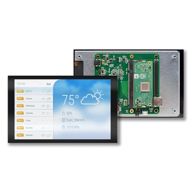 Pyxis 7" 1200x1920 Display Module with Raspberry Pi CM3+