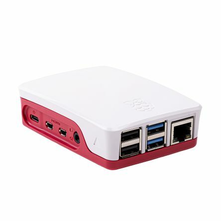 Raspberry Pi 4 Official Case - Red  White