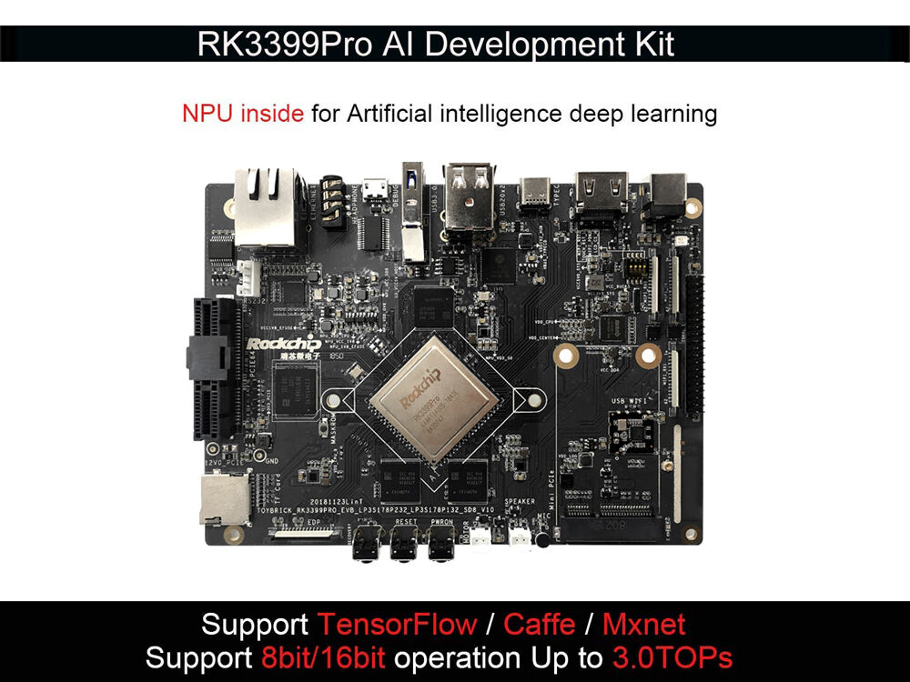 Toybrick RK3399Pro AI Developer Kit -6G+32GB eMMC Base