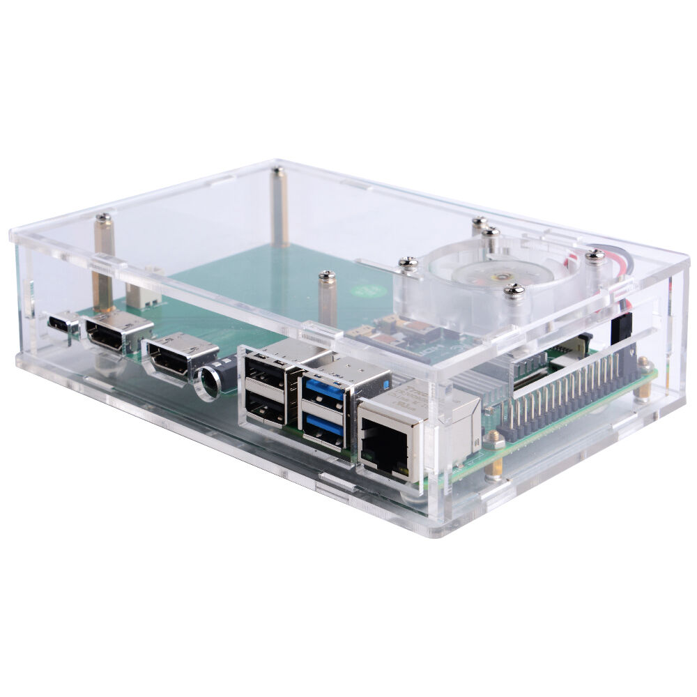 Acrylic set-top box kit for Raspberry Pi 4
