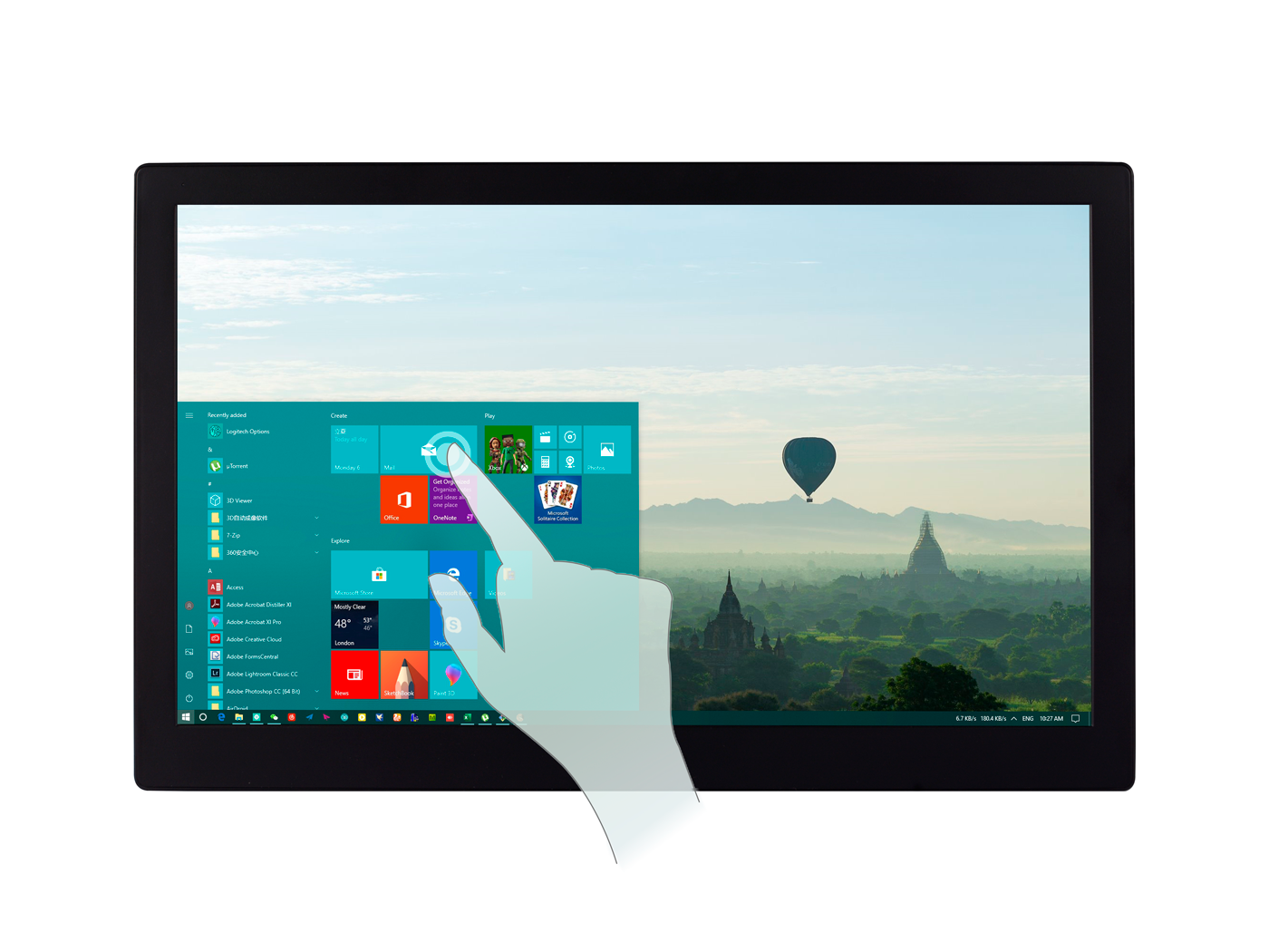 15.6 Inch 1920*1080 Full HD IPS Touch Screen Portable Monitor