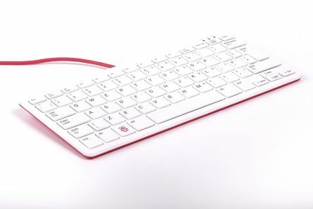 Raspberry Pi Keyboard DE Red/White